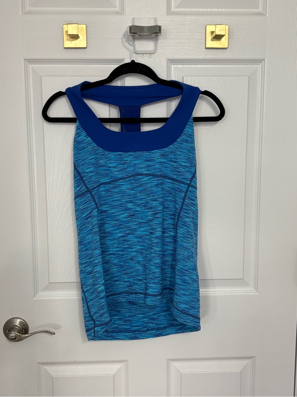 Lululemon Athletica Blue Space-Dye Athletic Tank Top - #1519